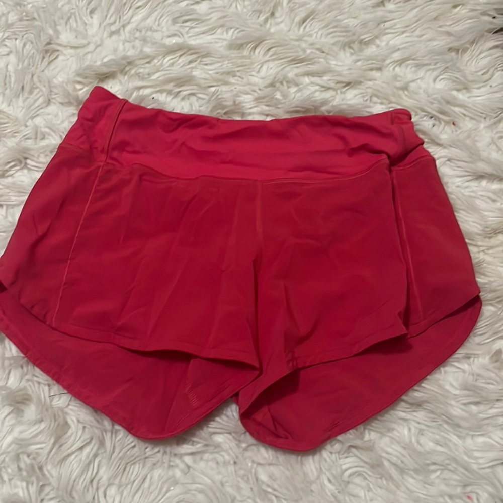 Hot pink shorts
